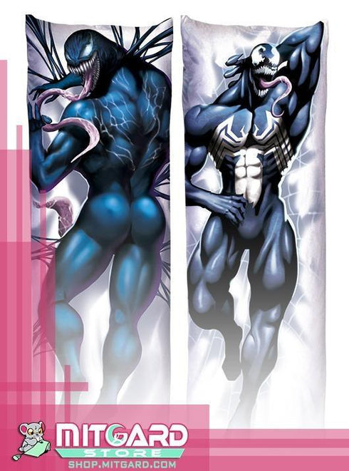 MOVIE VENOM V3 Body pillow case Dakimakura - 50cmx150cm / Peach Skin / Front NSFW + back - 2